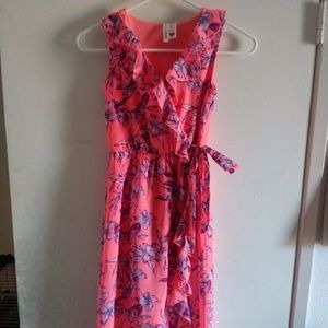 Japana Girls sz 8 Pink wrap dress